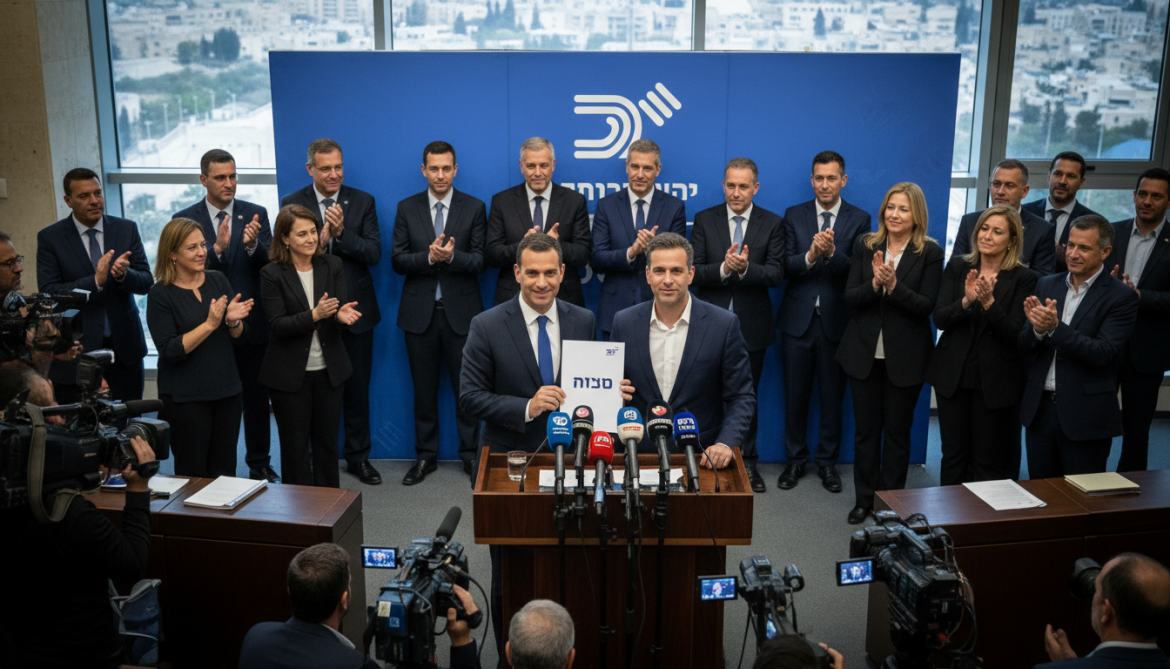 Bennett and Lapid announce formation of unified Biyahad party to contest elections