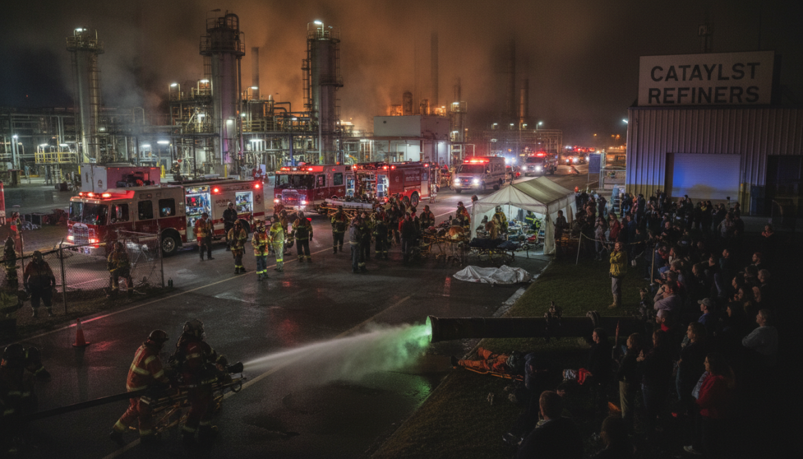 Catalyst Refiners chemical leak in West Virginia kills two, hospitalizes 19