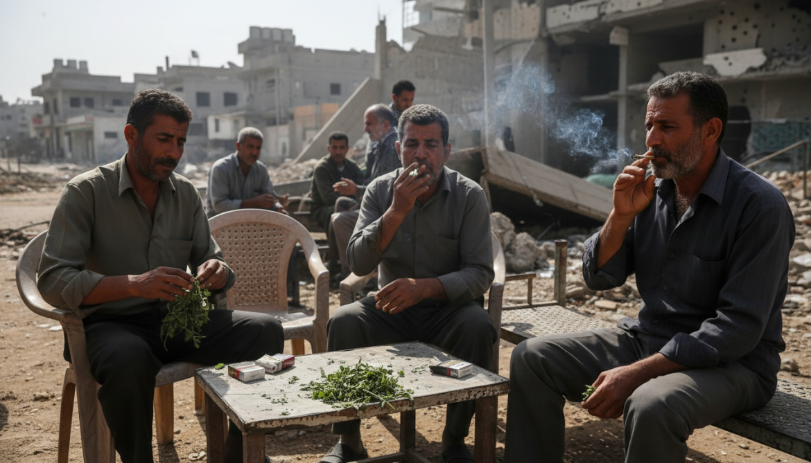 Gaza smokers resort to molokhia cigarettes amid crippling tobacco shortage