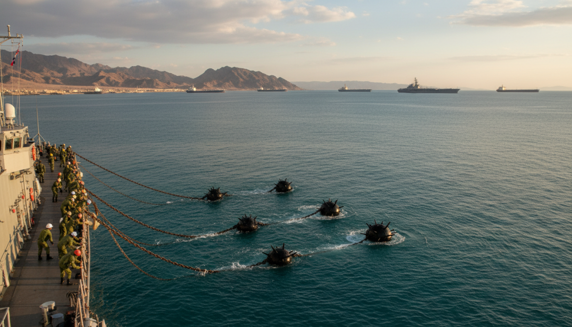 Iran plants new mines in Strait of Hormuz, US official confirms