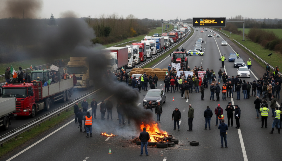Ireland Fuel Protests Halt Transport and Force Government to Cut Fuel Taxes