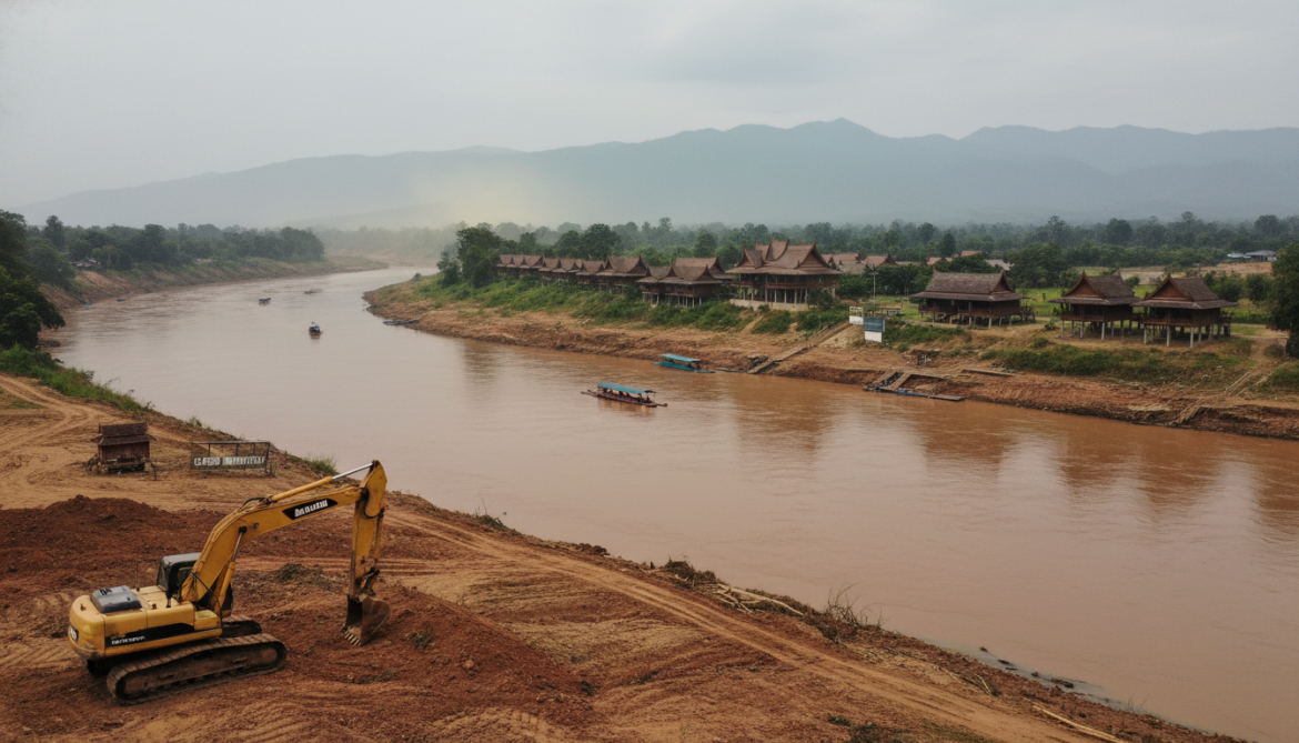 Kok River contamination from unregulated Myanmar mining threatens northern Thailand tourism
