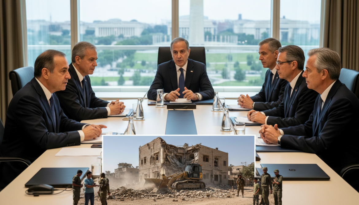 Lebanon seeks month-long ceasefire extension in Washington talks as Israeli demolitions continue