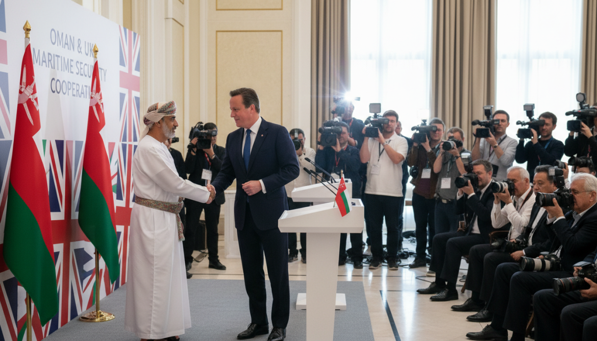 Oman and UK Pledge Maritime Security Cooperation to Safeguard Strait of Hormuz