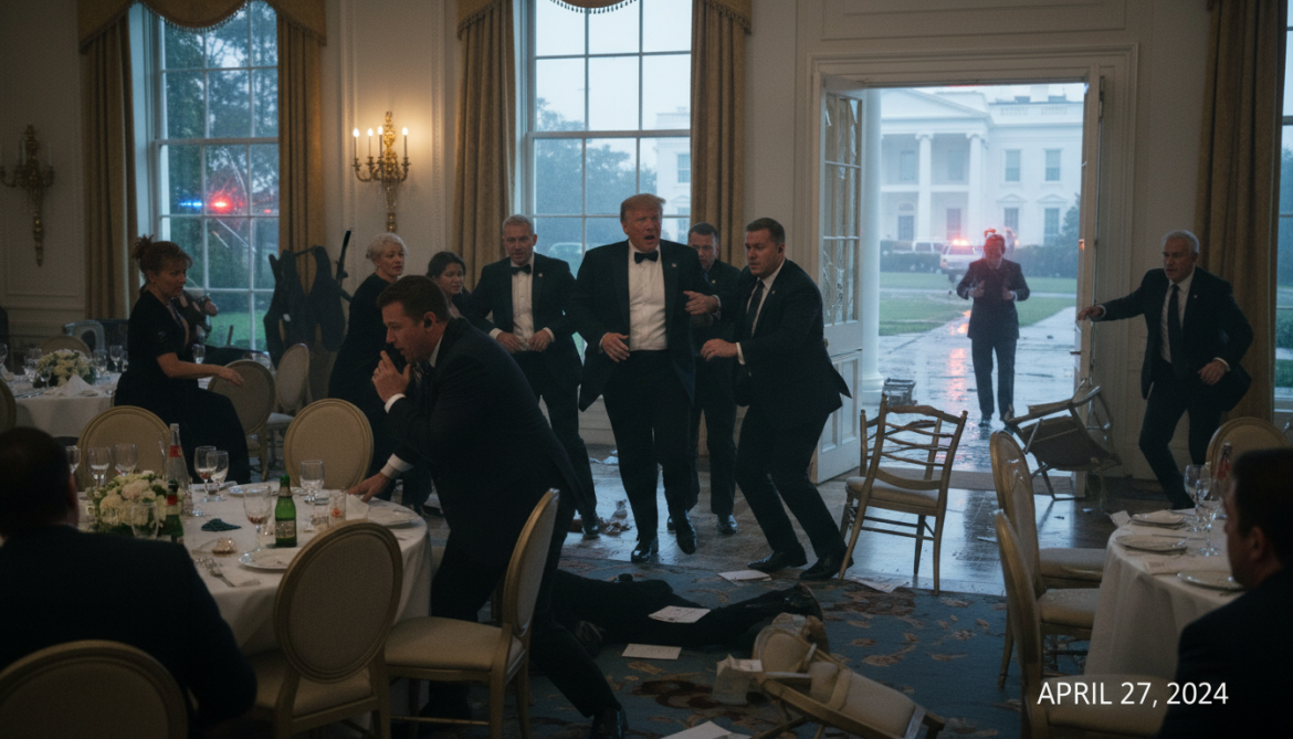 Secret Service evacuates Trump from White House Correspondents' Dinner after gunfire