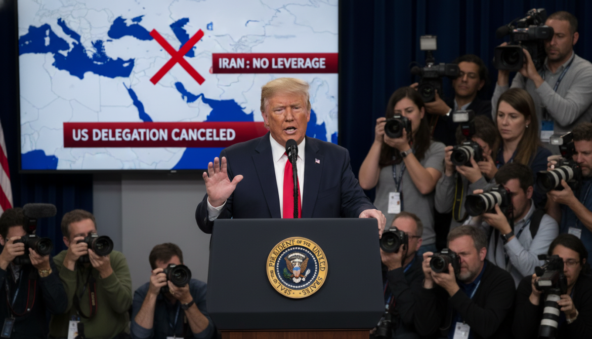 Trump cancels US delegation to Islamabad and asserts Iran holds no leverage