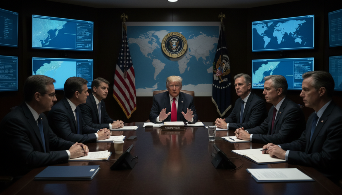 Trump convenes crisis meeting on Iran as Hormuz negotiations stall