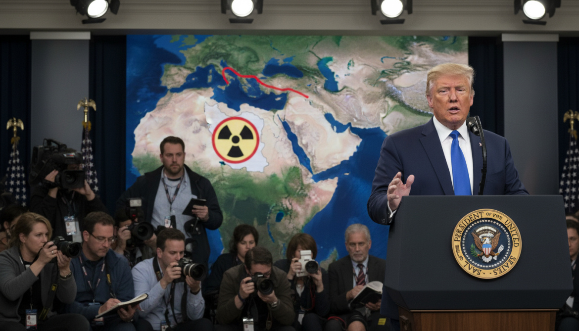 Trump says US controls Strait of Hormuz, warns Iran on nuclear program