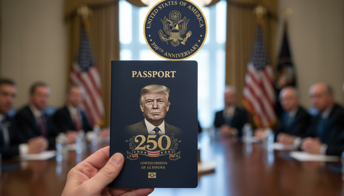Trump to appear on limited edition US passports for 250th anniversary