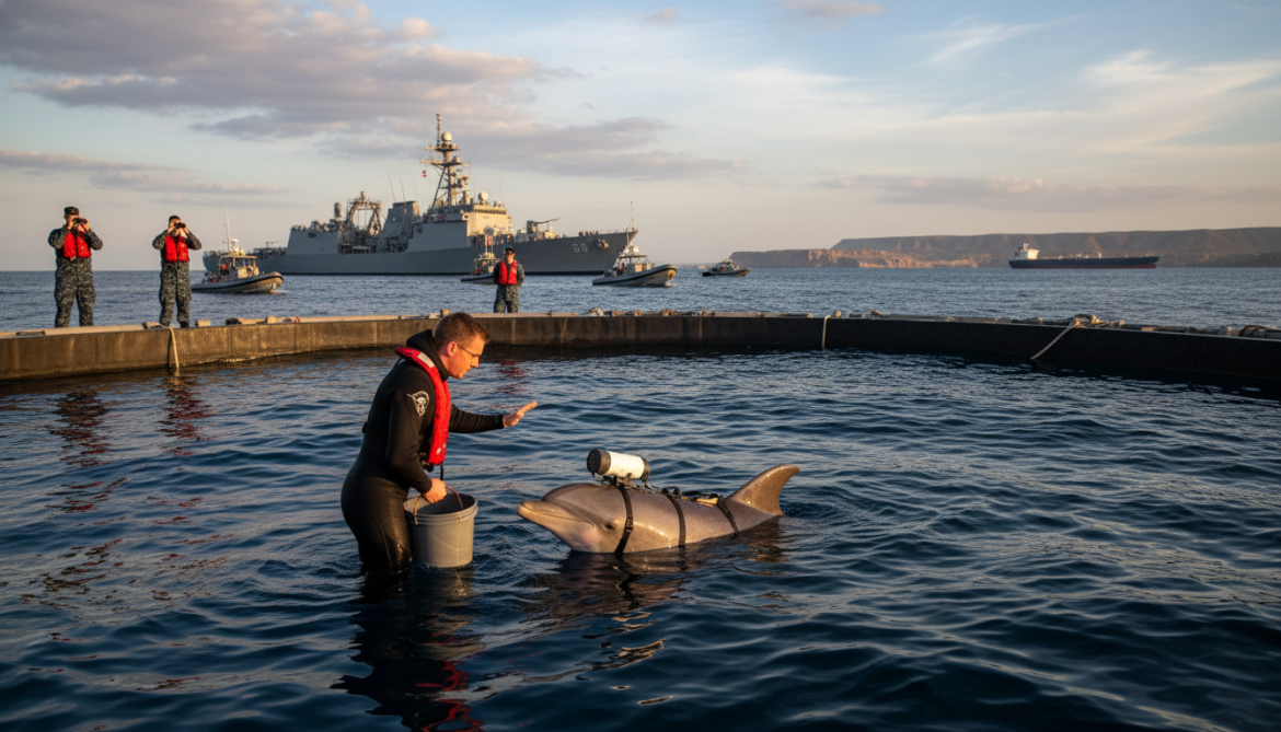 US Weighs Using Trained Dolphins to Detect Mines in Strait of Hormuz