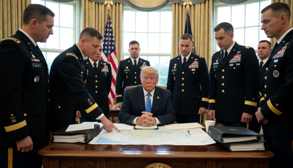 US military chiefs to brief President Trump on possible action against Iran
