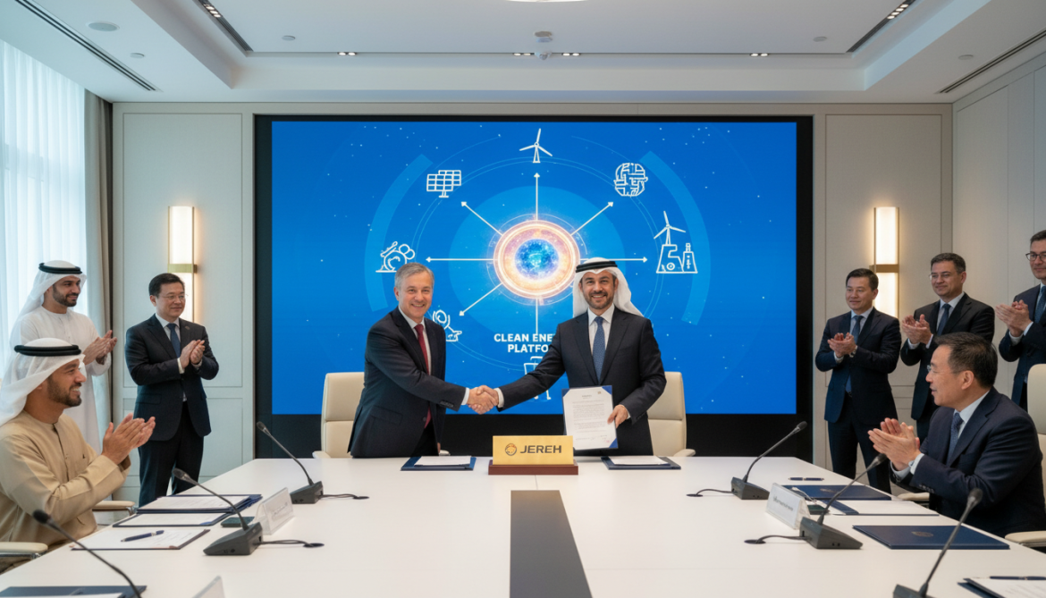UAE signs deal with China's Jereh to develop clean energy platform