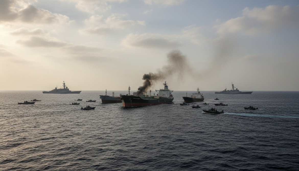 Strait of Hormuz Closed Again by Iran’s Revolutionary Guards, Two Ships Hit