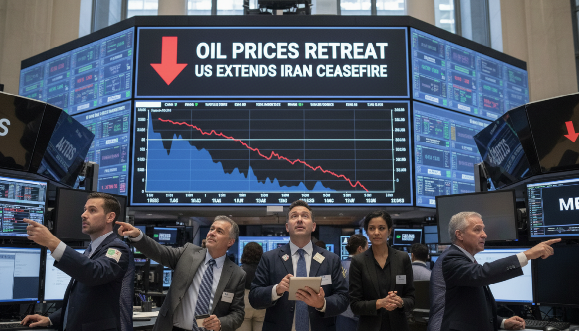 Oil prices retreat after surge as US extends Iran ceasefire