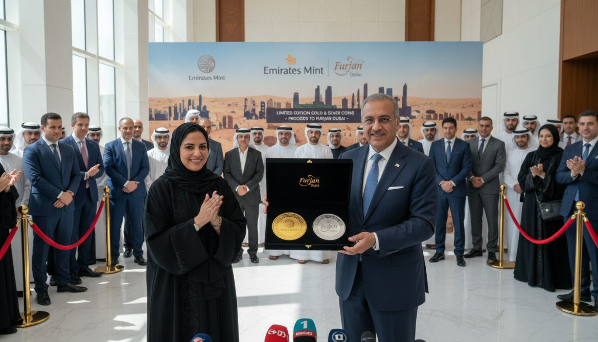Emirates Mint launches limited edition gold and silver coins with proceeds to Furjan Dubai