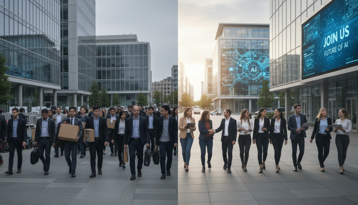 Meta cuts 8,000 jobs as Microsoft offers 8,750 buyouts amid AI spending