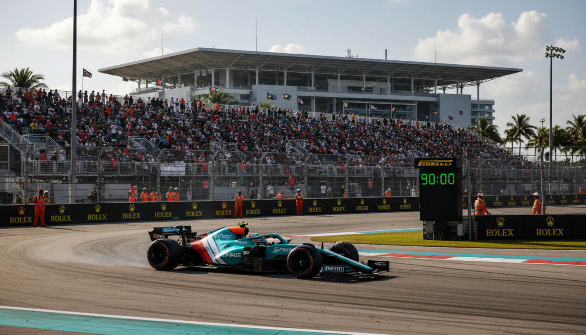 Miami Grand Prix extends single practice session by 30 minutes