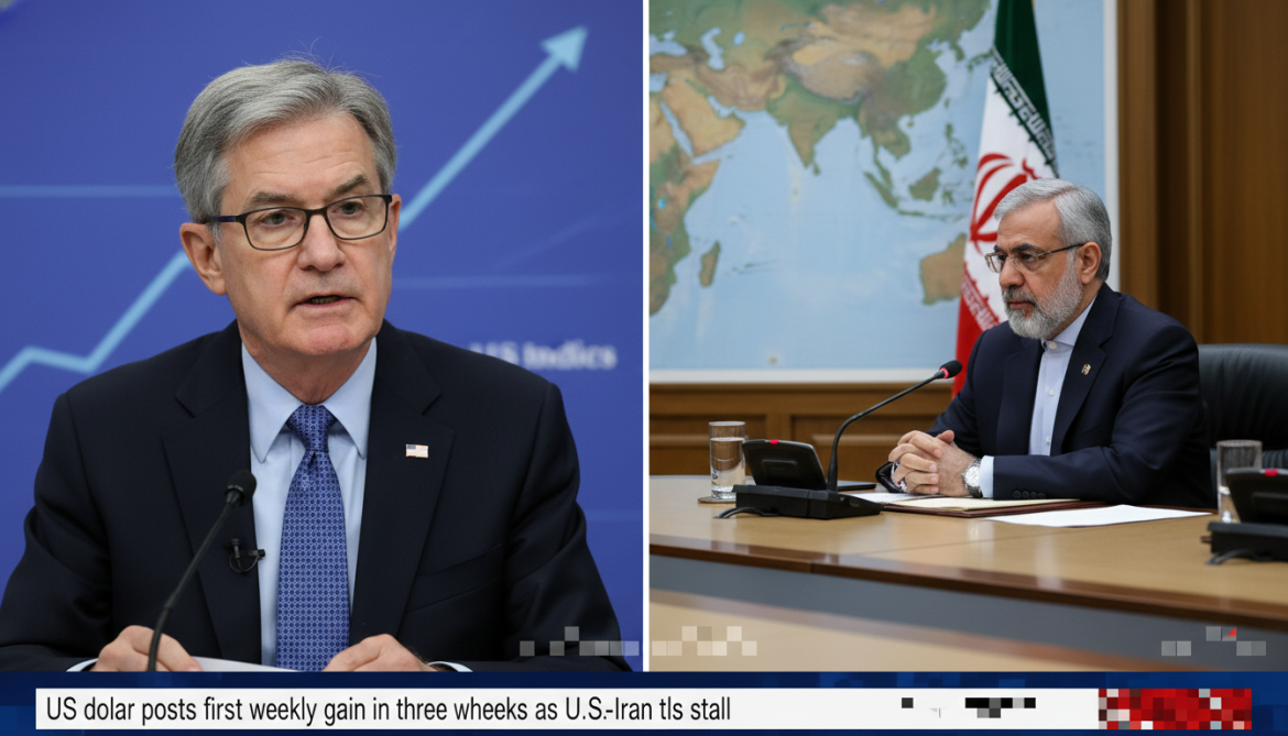 US dollar posts first weekly gain in three weeks as U.S.-Iran talks stall