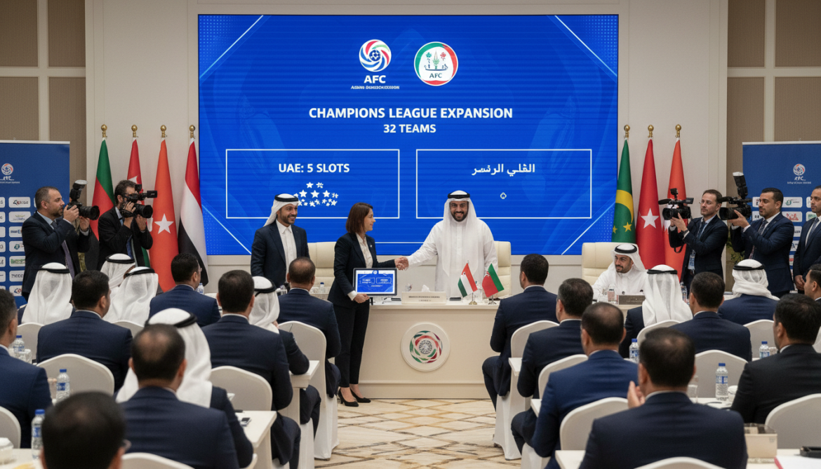 AFC approves Champions League expansion to 32 teams, awards UAE five slots