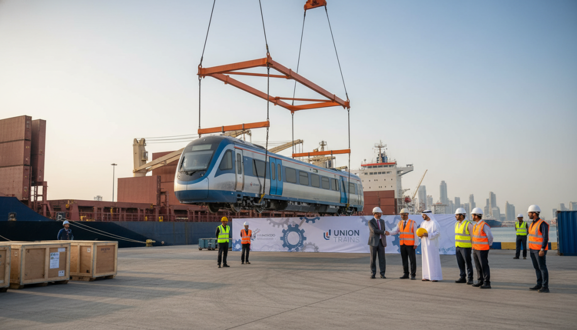 Al Masaood Automotive launches UAE's first rail vehicle shipment with Union Trains