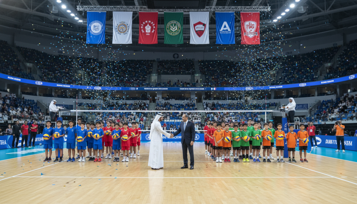 Dubai Open Volleyball Academies Championship launches with 70 teams