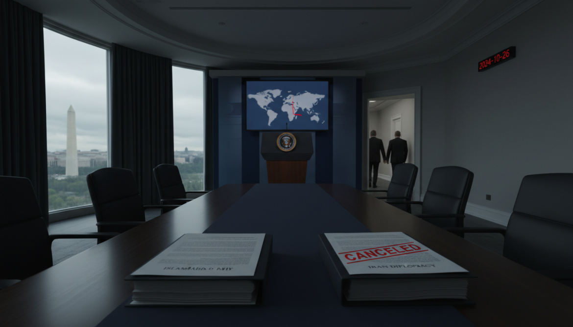 Trump Cancels Envoys’ Islamabad Trip as Iran War Diplomacy Stalls