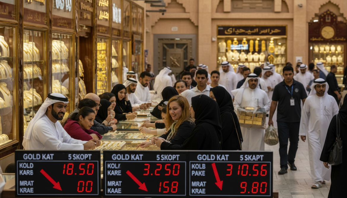 Gold prices drop in UAE after three-week run as bullion demand rises