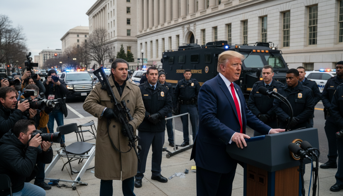 Trump confirms Secret Service apprehended heavily armed White House Correspondents' gala shooter