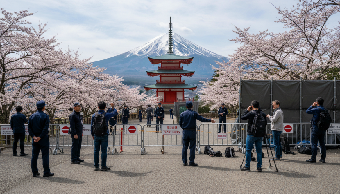 Fujiyoshida cancels cherry blossom festival and restricts media to curb overtourism