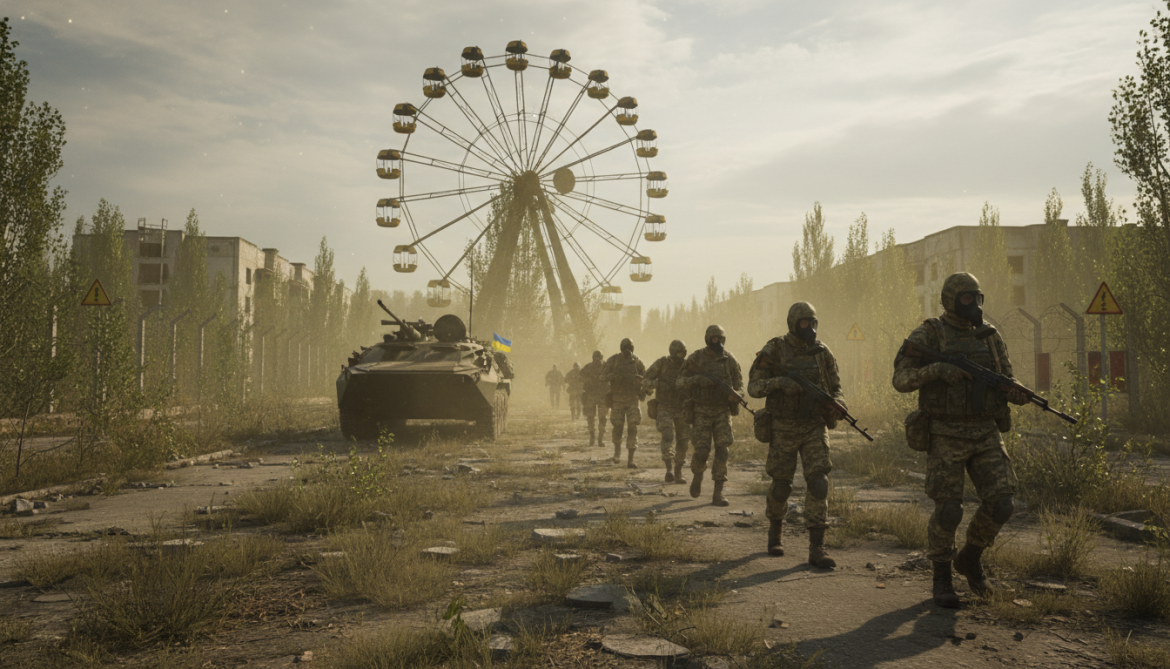 Chernobyl exclusion zone becomes militarized as troops train amid radiation risks