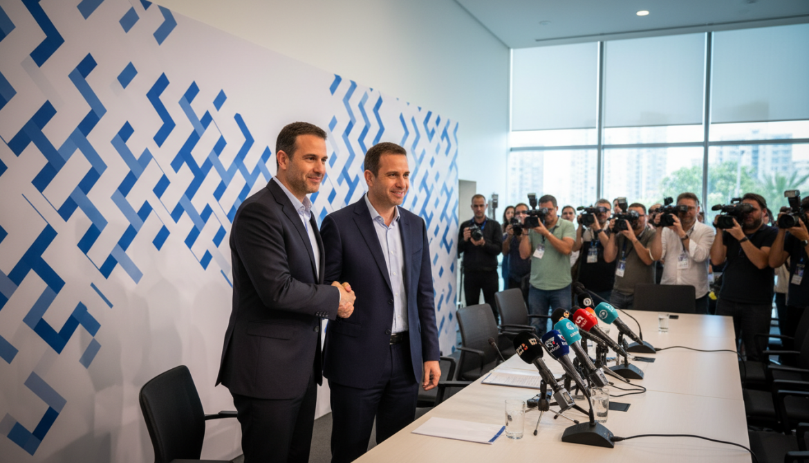 Lapid and Bennett unite to form Yachad party ahead of October elections