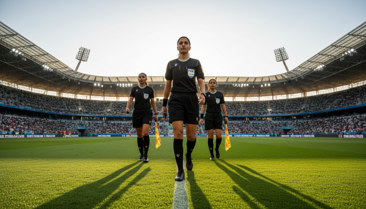 UAE referee Rawdha Al Mansoori leads all-female team in Federation Cup final