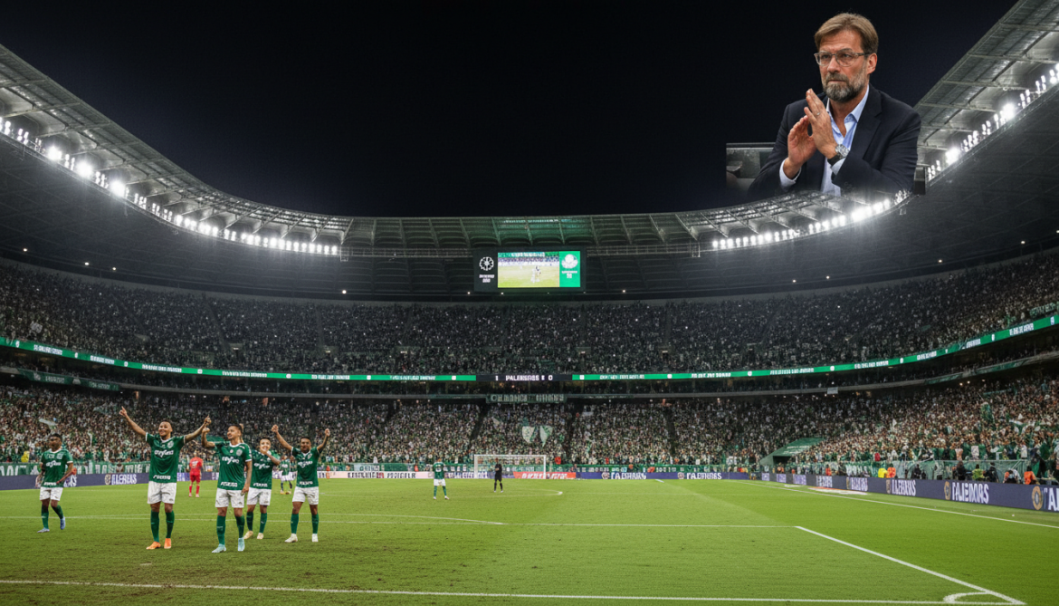 Palmeiras strengthens Brazilian Serie A lead with 1-0 win as Klopp watches