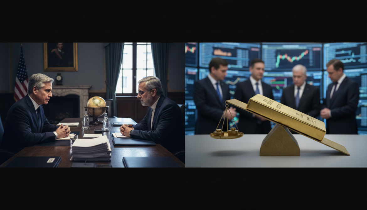 Gold slips as US‑Iran talks falter and central banks weigh rate decisions