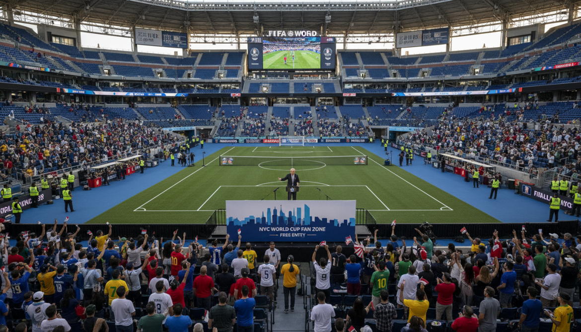 New York announces US Open stadium as free World Cup fan zone
