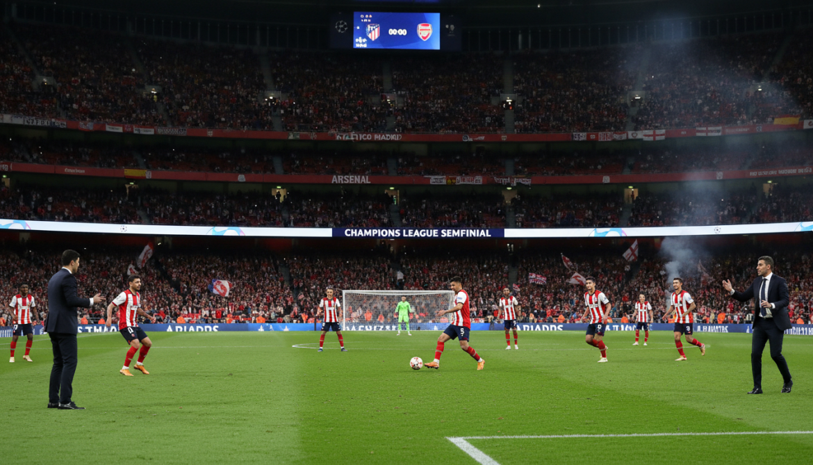 Atletico Madrid host unbeaten Arsenal in Champions League semifinal first leg