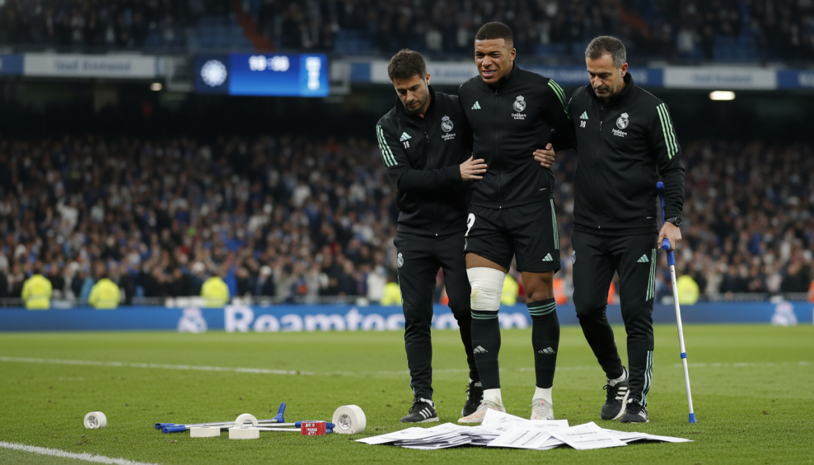 Kylian Mbappé records 13 injuries at Real Madrid in two seasons