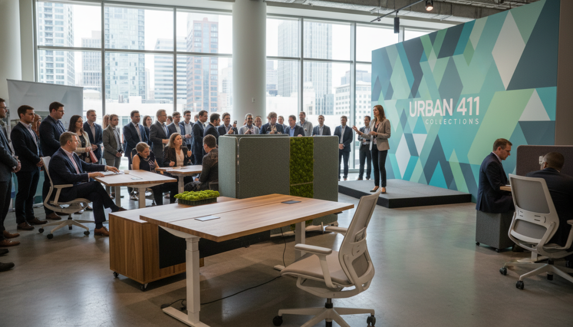 Modern office furniture prioritizes ergonomics and sustainability as Urban 411 unveils collections