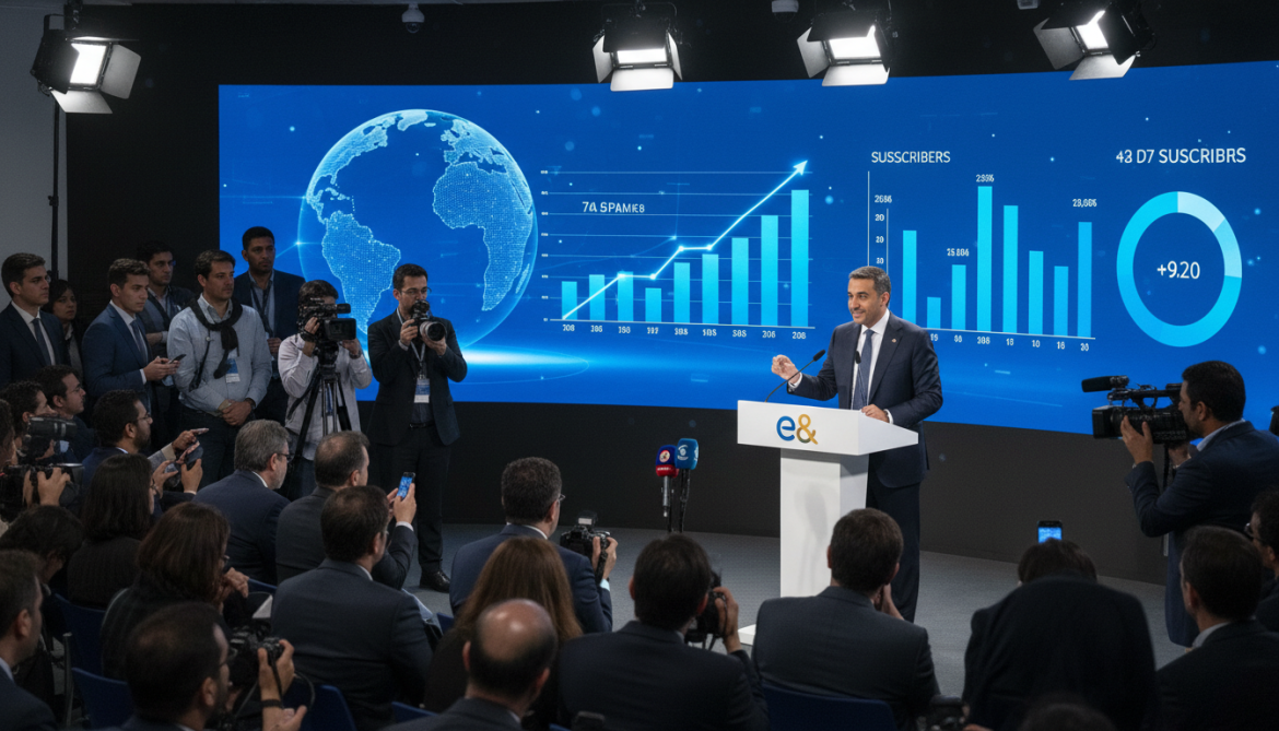 e& reports Q1 2026 results with AED 19.4bn revenue and subscriber surge