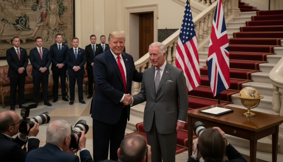 Trump welcomes King Charles III, seeks to mend US-UK rift over Iran