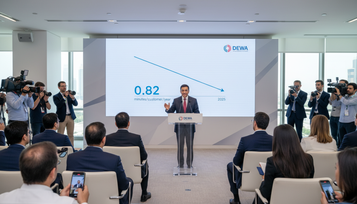 DEWA announces world-record 0.82-minute average annual outage per customer in 2025