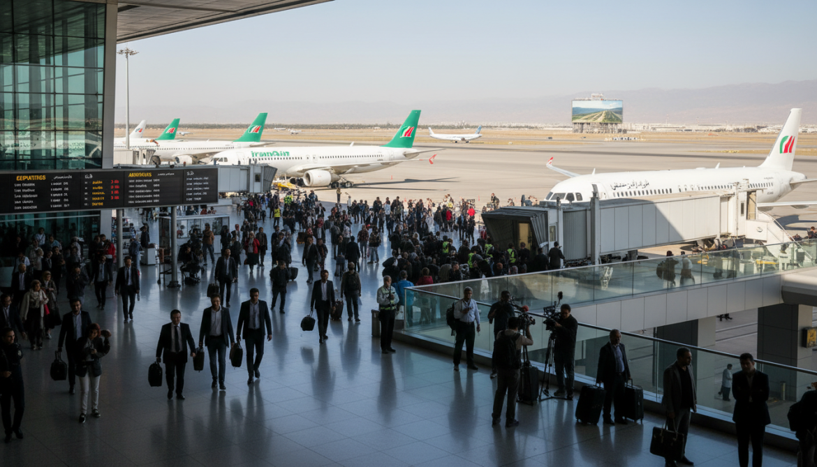 Tehran airport resumes commercial flights as ceasefire with US and Israel holds