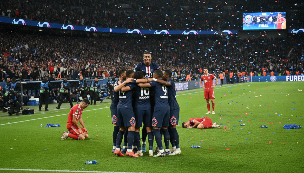 PSG defeats Bayern 5-4 in chaotic Champions League semi-final
