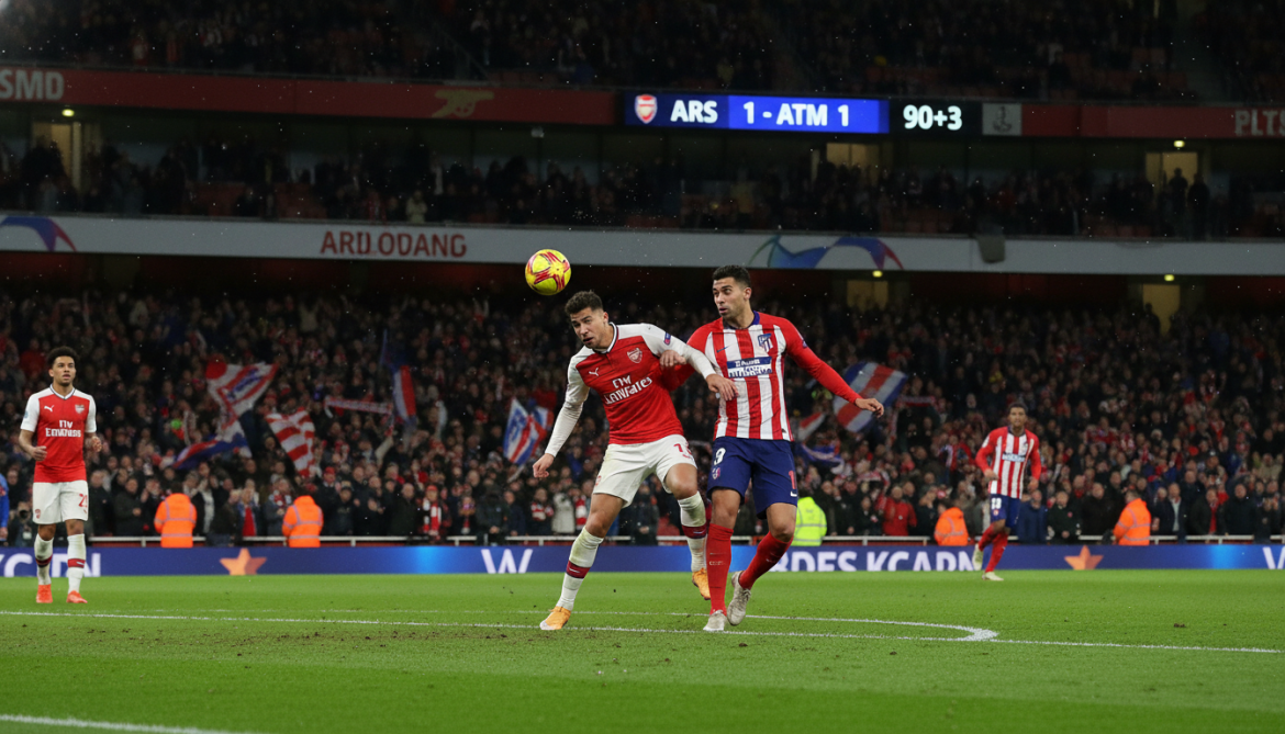 Arsenal holds Atletico Madrid to 1-1 draw in Champions League semi