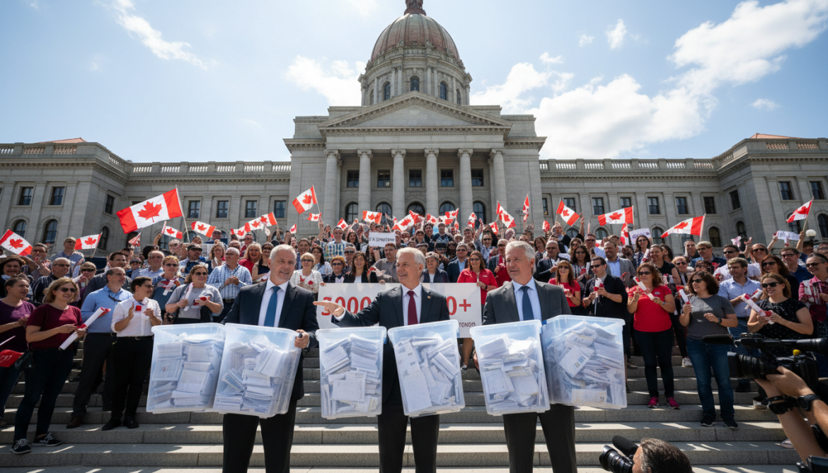Alberta separatists submit over 300,000 signatures seeking independence referendum
