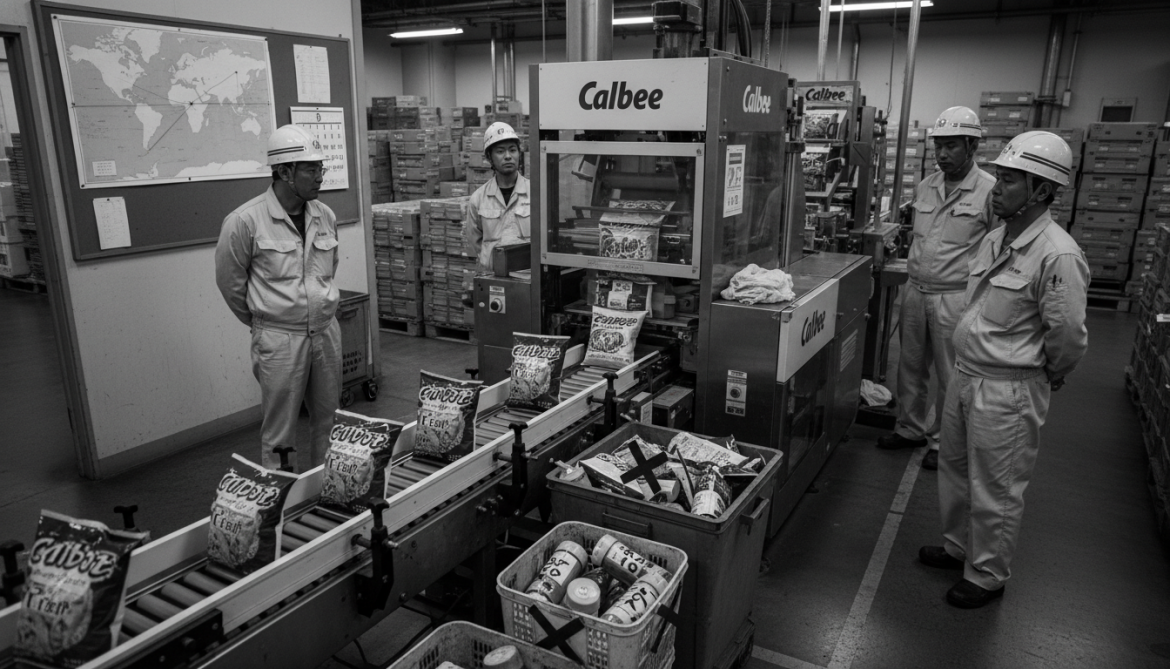 Calbee cuts packaging colors to black and white amid Iran ink shortages