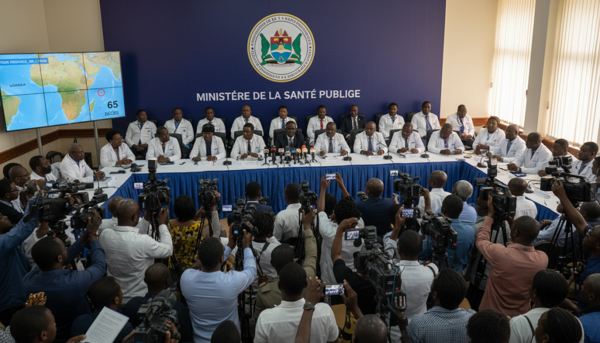 Ebola outbreak confirmed in DR Congo Ituri with 65 deaths; Uganda reports linked case