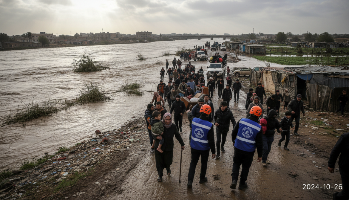 Euphrates discharge rises as Syrian Civil Defense orders immediate evacuations