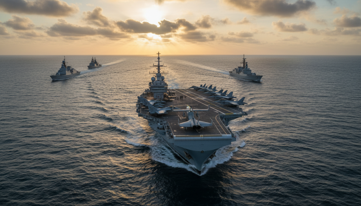 French carrier group deploys to Red Sea ahead of Franco-British Hormuz plan