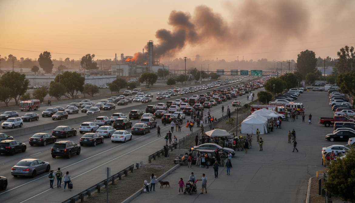 Garden Grove chemical leak forces evacuation of 40,000 amid explosion risk